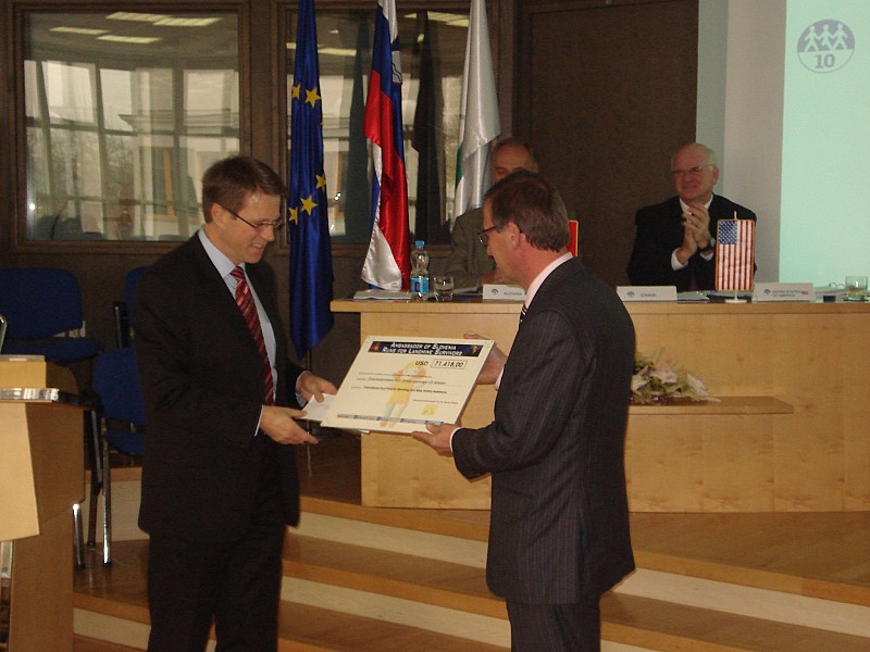 Closing Ceremony of the Campaign “Ambassador of Slovenia Runs for Landmine Survivors”