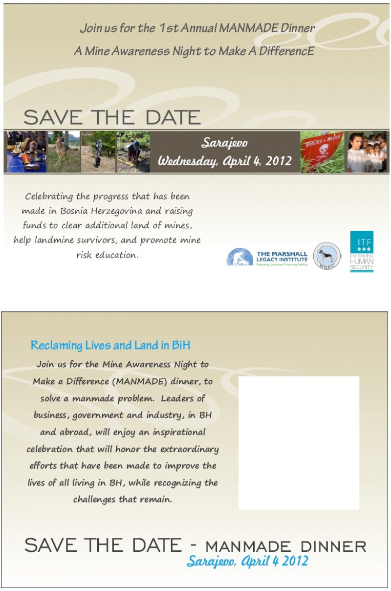 The Mine Awareness Night to Make a Difference (MANMADE) Dinner