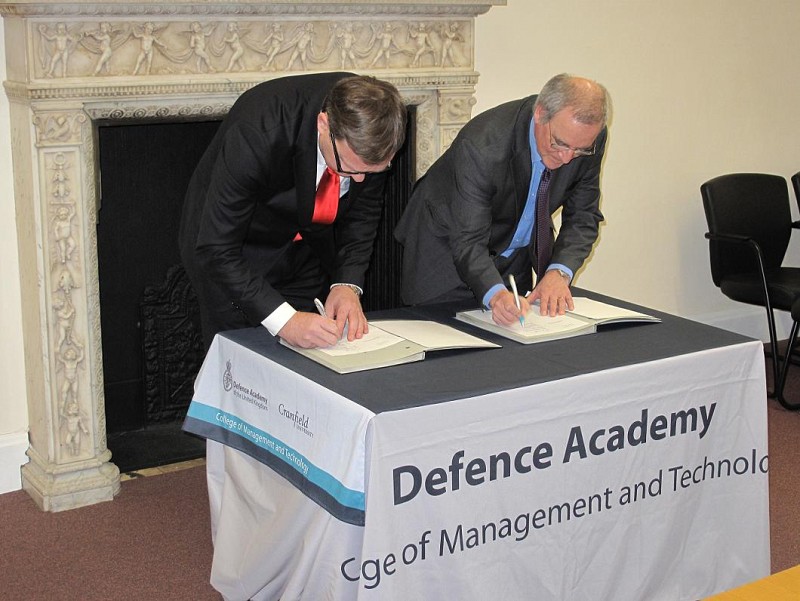 Memorandum of Understanding signed with Cranfield University 