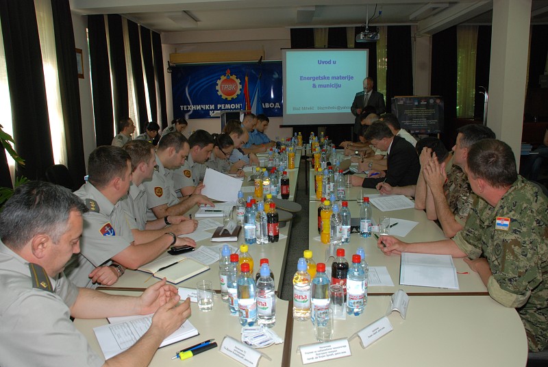 Physical Security and Stockpile Management Training in Serbia