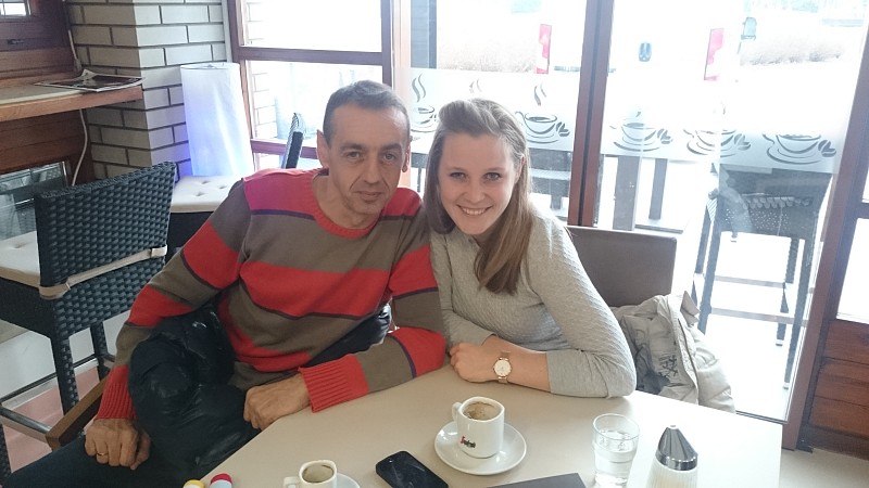 Mr Ermin Džeko with Nina Ivić, ITF.