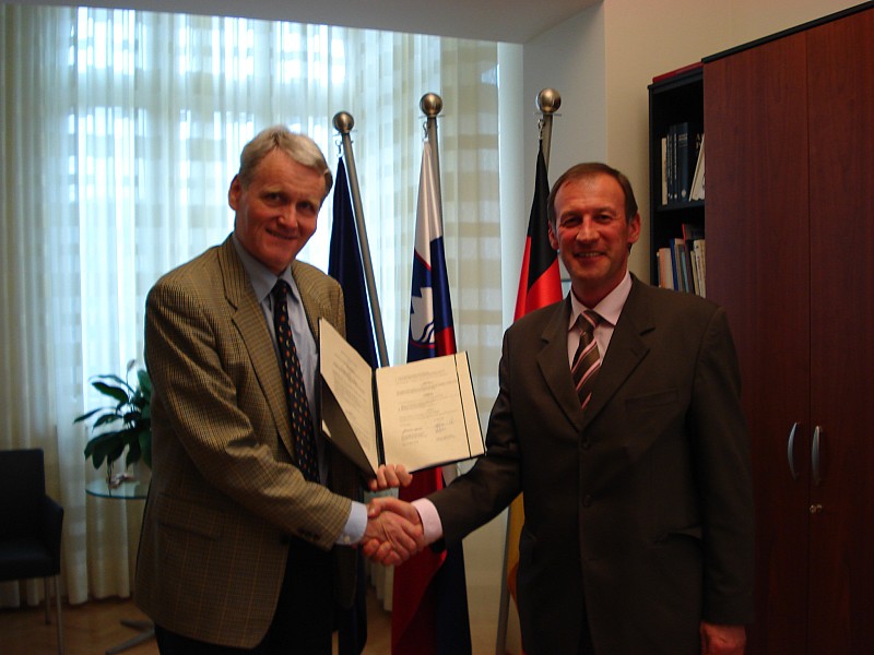 German donation to ITF for 2008 activities