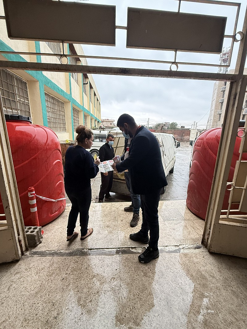 Supporting Displaced Families in North-East Syria with Food and Risk Awareness 