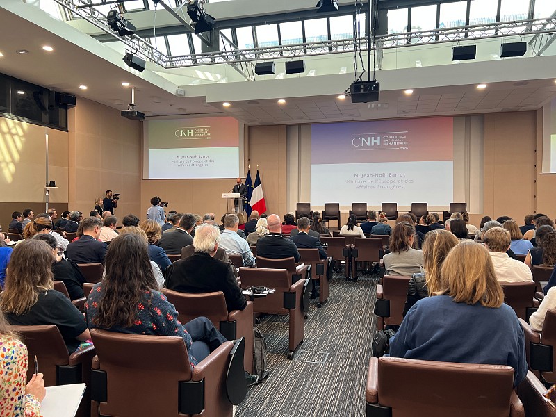 ITF at the 7th French National Humanitarian Conference in Paris, France 