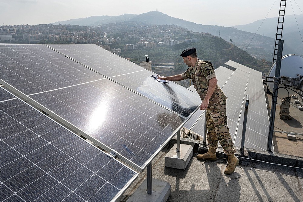 Solar panels at LMAC (photo: Arne Hodalič).