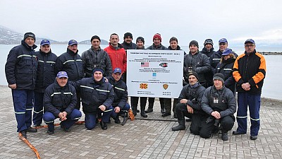 Third Phase of Underwater UXO Clearance of Lake Ohrid
