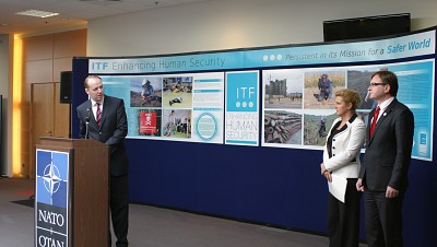 ITF exhibition at NATO HQ