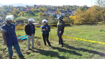 Canada donor representative visited ITF and projects funded in Bosnia and Herzegovina