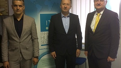 Representatives of Montenegrin Emergency Management Directorate at ITF Headquarters