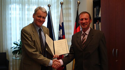 German donation to ITF for 2008 activities