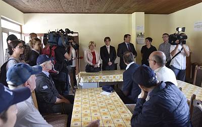 Greeting by the representatives of authorities in the Municipality of Goražde, BiH
