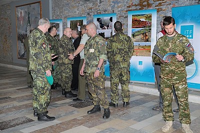 From the opening of the ITF exhibition at Military Academy Vyškov