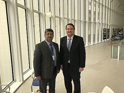 Amb Lovrenčič and Mr Shohab Hakimi, MDC Afghanistan Director.