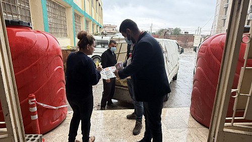 Supporting Displaced Families in North-East Syria with Food and Risk Awareness 