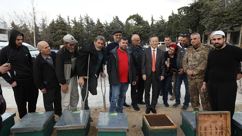 Beekeeping Training for Mine Victims in Lebanon