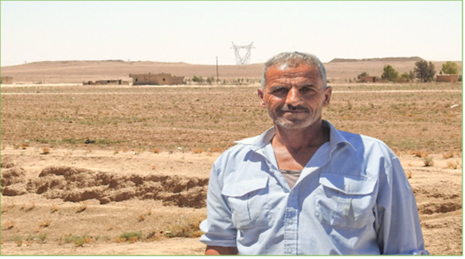Ahmad, barley support beneficiary